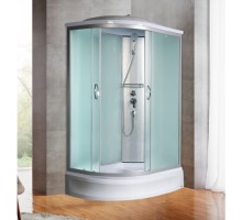 Душевая кабина МОНОМАХ  90/70/24 МЗ R 900х700 стекла с рисунком, профиль хром матовый