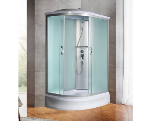 Душевая кабина МОНОМАХ  90/70/24 МЗ R 900х700 стекла с рисунком, профиль хром матовый