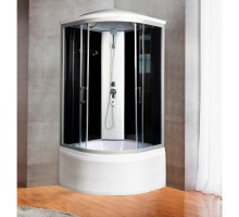 Душевая кабина River Desna XL 100x100 10000006148 стекло тонированное, профиль матовый хром