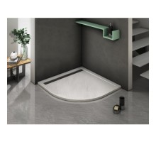 Душевой поддон WeltWasser TRR 90 STONE-WT Белый 900х900х30 мм + cифон