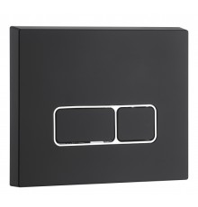 WW MARBERG 410 SE MT-BL Кнопка черная матовая нажимная для инсталляции. Квадратная.