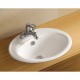 Раковина подвесная WeltWasser WW DEILBACH 6002 550x550x200 фаянс белый глянец