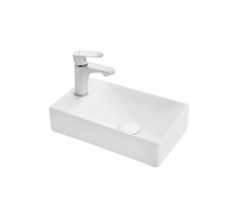 Раковина WeltWasser Aisbach 5111 L 37х21см 10000008685 Белый глянец
