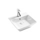 Раковина подвесная WeltWasser WW ELBACH 2252 415x415x140 фаянс белый глянец