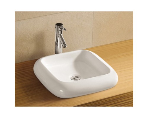 Раковина подвесная WeltWasser WW ELBACH 3061 450x450x110 фаянс белый глянец Раковина подвесная WeltWasser WW ELBACH 3061 450x450x110 фаянс белый глянец