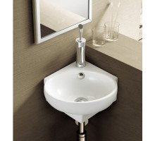Умывальник подвесной Weltwasser WW AISBACH 5010 390х365х130 белый глянец