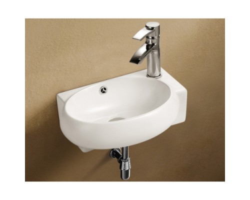 Раковина подвесная WeltWasser WW AISBACH 5011-R 430x430x140 фаянс белый глянец Раковина подвесная WeltWasser WW AISBACH 5011-R 430x430x140 фаянс белый глянец