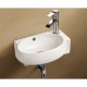 Раковина подвесная WeltWasser WW AISBACH 5011-R 430x430x140 фаянс белый глянец