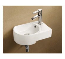 Умывальник подвесной Weltwasser WW AISBACH 5014 R  410х270х130 белый глянец, правый