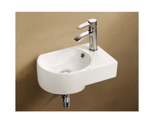 Раковина подвесная WeltWasser WW AISBACH 5014-R 410x410x130 фаянс белый глянец Раковина подвесная WeltWasser WW AISBACH 5014-R 410x410x130 фаянс белый глянец