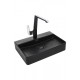 Раковина накладная WeltWasser WWELBACH 2173 MB600x420x120 санфаянс матовая черная