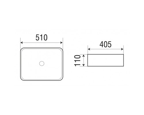Раковина накладная WeltWasser WWELBACH 2178 MB510x405x110 санфаянс матовая черная Раковина накладная WeltWasser WWELBACH 2178 MB510x405x110 санфаянс матовая черная