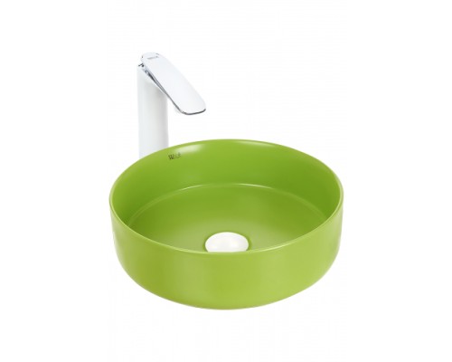 Раковина накладная WeltWasser WWELBACH 3134 MGG355x355x120 санфаянс матовая бирюзовая Раковина накладная WeltWasser WWELBACH 3134 MGG355x355x120 санфаянс матовая бирюзовая