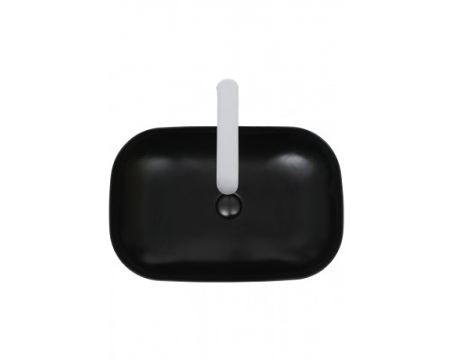 Раковина накладная WeltWasser WWELBACH M21433 MB610x400x145 санфаянс матовая черная Раковина накладная WeltWasser WWELBACH M21433 MB610x400x145 санфаянс матовая черная