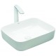 Раковина накладная WeltWasser WWELBACH M2195 DGW 500x390x140 санфаянс матовая темно-зеленая белая