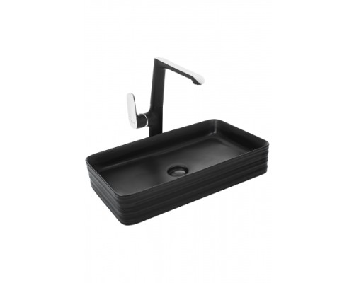 Раковина накладная WeltWasser WWELBACH 2250 MB675x380x120 санфаянс матовая черная Раковина накладная WeltWasser WWELBACH 2250 MB675x380x120 санфаянс матовая черная
