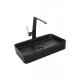 Раковина накладная WeltWasser WWELBACH 2250 MB675x380x120 санфаянс матовая черная