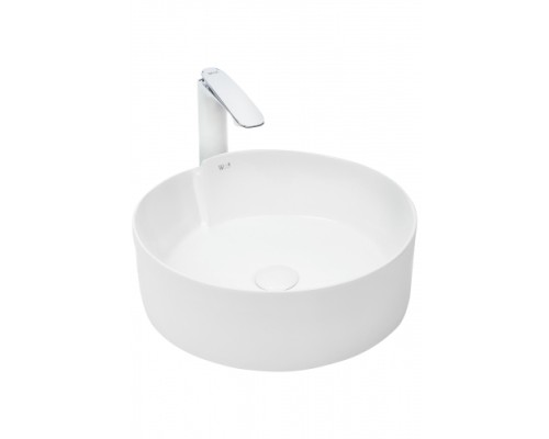Раковина накладная WeltWasser WW ELBACH 3261 435x435x160 санфаянс белый глянец