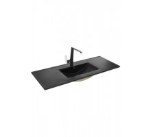 Умывальник врезной сверху столешницы Weltwasser 
DEILBACH 7506-120 MT- BL  1205х470х180 черный матовый