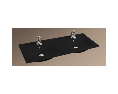 Раковина врезная WeltWasser WWDEILBACH 7506-1202 MT- BL1205x470x180 санфаянс матовая черная Раковина врезная WeltWasser WWDEILBACH 7506-1202 MT- BL1205x470x180 санфаянс матовая черная