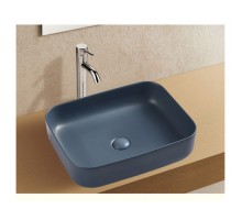 Раковина накладная Weltwasser ELBACH 2195 MNB 500x390x140 санфаянс матовая синяя