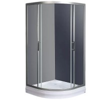 С 80/189-24 XL Душевое ограждение с поддоном, стекло прозрачное, профиль хром