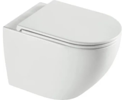 Унитаз подвесной WeltWasser MERZBACH 043 XL GL-WT, Торнадо Унитаз подвесной WeltWasser MERZBACH 043 XL GL-WT, Торнадо