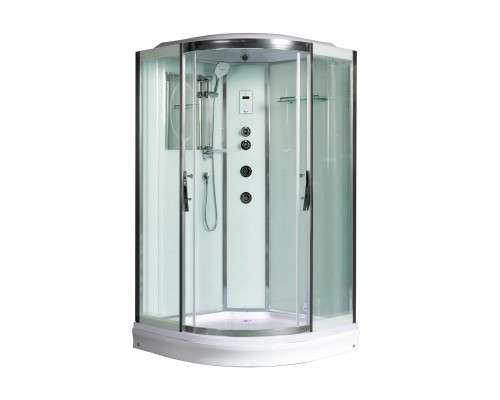 WW500 EMMER 12015 Душевая кабина с поддоном, стекло прозрачное , профиль хром матовый