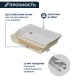 Душевой поддон прямоугольный RGW B/CL-S белый акрил cерия Acryl (90*120) 16180292-51