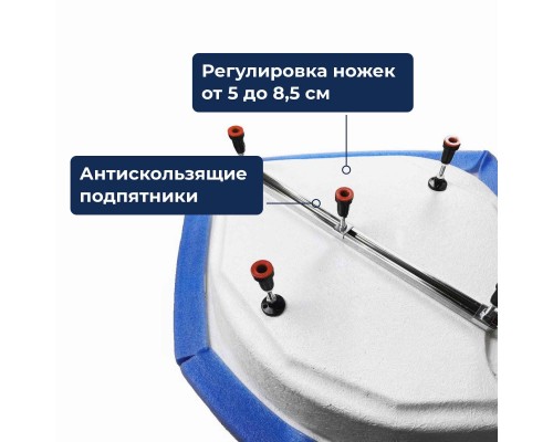 Душевой поддон прямоугольный RGW B/CL-S белый акрил cерия Acryl (90*120) 16180292-51