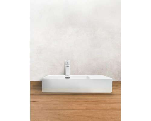 Раковина накладная WeltWasser WW ELBACH 2223 L 605x430x125 санфаянс белый глянец