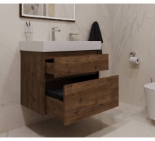 Тумба под раковину Aquanet Nova Lite 60 дуб рустикальный (2 ящика)