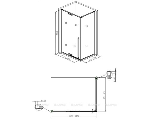 Душевой уголок Allen Brau Fantasy 120x90 3.11003-00 хром