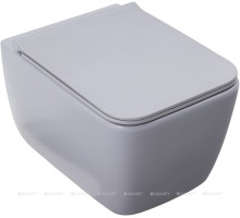 4.33007.AN LIBERTY 2 Унитаз подвесной rimless без сиденья 518х370 мм антрацит (312474)