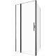 Душевой уголок Allen Brau Priority 90x100 3.31003.BBA + 3.31021.BBA черный браш