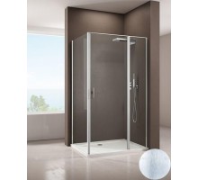Душевой уголок Allen Brau Priority 100x100 3.31005.BA + 3.31020.BA серебро браш 