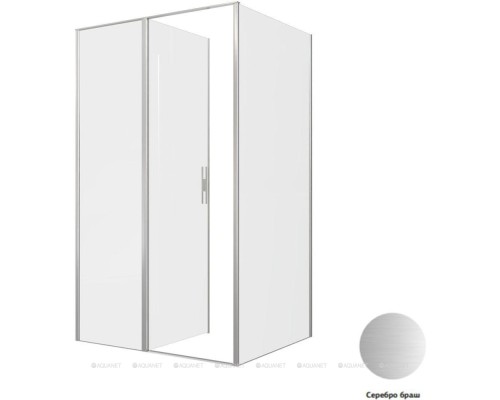 Душевой уголок Allen Brau Priority 120x100 3.31008.BA + 3.31020.BA серебро браш