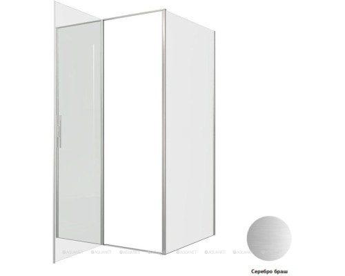 Душевой уголок Allen Brau Priority 120x100 3.31008.BA + 3.31020.BA серебро браш