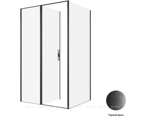 Душевой уголок Allen Brau Priority 120x100 3.31009.BBA + 3.31021.BBA черный браш