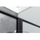Душевой уголок Allen Brau Priority 140x80 3.31012.BBA + 3.31015.BBA черный браш
