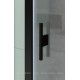 Душевой уголок Allen Brau Priority 140x80 3.31012.BBA + 3.31015.BBA черный браш