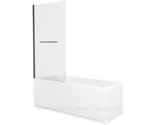 Шторка на ванну Allen Brau  3.31022.BBA PRIORITY 150*80 стекло Optiwhite,Easyclean,черн.браш.ал (274703)