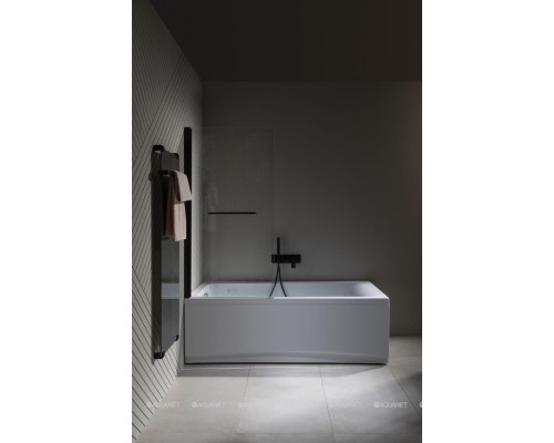 Шторка на ванну Allen Brau  3.31022.BBA PRIORITY 150*80 стекло Optiwhite,Easyclean,черн.браш.ал (274703)