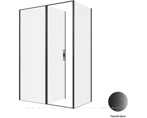 Душевой уголок Allen Brau Priority 140x80 3.31036.BBA + 3.31042.BBA черный браш
