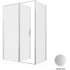 Душевой уголок Allen Brau Priority 140x80 3.31035.BA + 3.31041.BA серебро браш