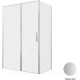 Душевой уголок Allen Brau Priority 140x80 3.31035.BA + 3.31041.BA серебро браш