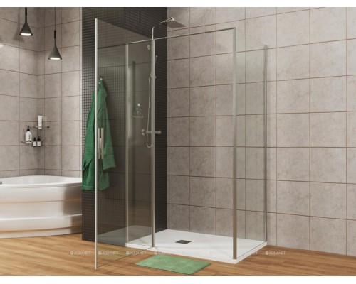 Душевой уголок Allen Brau Priority 140x80 3.31034.00 + 3.31040.00 хром