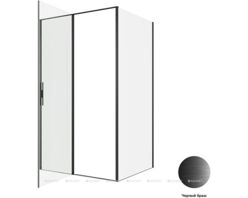 Душевой уголок Allen Brau Priority 120x100 3.31033.BBA + 3.31048.BBA черный браш