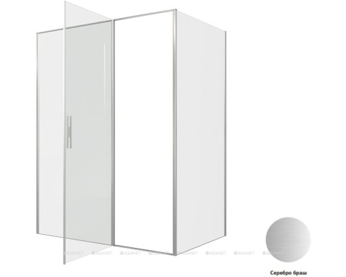 Душевой уголок Allen Brau Priority 160x100 3.31038.BA + 3.31047.BA серебро браш