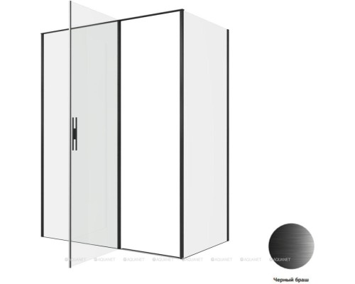 Душевой уголок Allen Brau Priority 160x90 3.31039.BBA + 3.31045.BBA черный браш